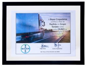 Prêmio Bayer Fornecedor Ouro - 2019